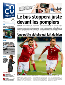 Le bus stoppera juste devant les pompiers