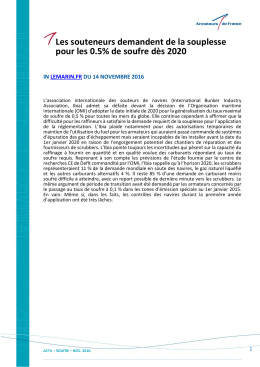 Voir la revue de presse