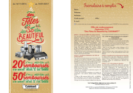 Opération de fin d`année