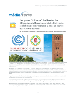 COP22 : Ban Ki-moon réclame une hausse rapide du