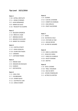 Tips Laval 19/11/2016