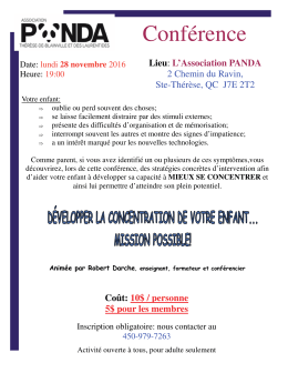 Développer la concentration de votre enfant... C