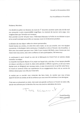 T&eacute;l&eacute;charger la lettre du Maire (format PDF)