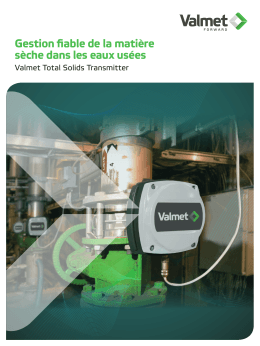 Gestion fiable de la mati&egrave;re s&egrave;che dans les eaux us&eacute;es