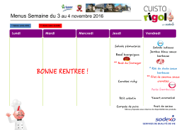 Menu du mois - Mairie de Woippy