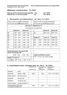 Bulletin de Proviande