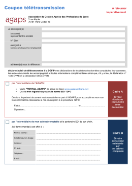 Coupon t&eacute;l&eacute;transmission