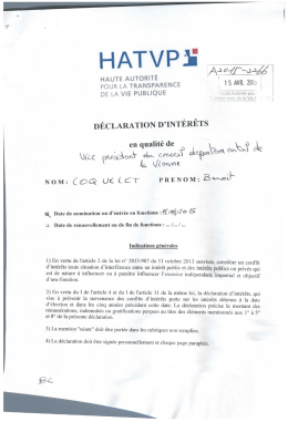 Page 1 -- HATVP " HAUTE AUTORITÉ A° e 4-2-4 |