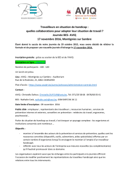 Travailleurs en situation de handicap