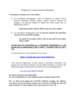 convocation - Université Paris Diderot