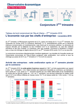 T&eacute;l&eacute;charger la notre de conjoncture du 3&egrave;le trimestre
