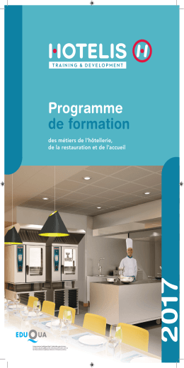 Programme de cours