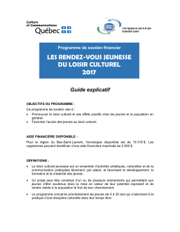 Guide explicatif 2017