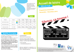 Novembre - Décembre 2016