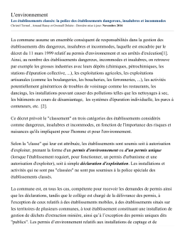 L`environnement