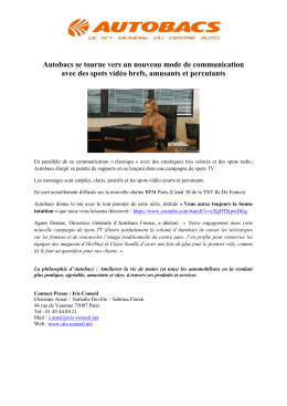 Lire le Communiqué de presse