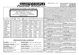 quart&eacute;/couple