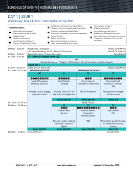 R&eacute;sum&eacute; des &eacute;v&eacute;nements