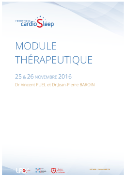 module th&eacute;rapeutique