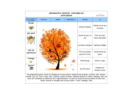 Menu CANTINE - Mairie de SAINT