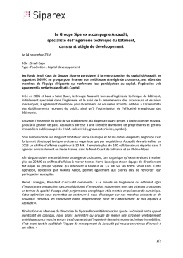 T&eacute;l&eacute;charger le communiqu&eacute; de presse