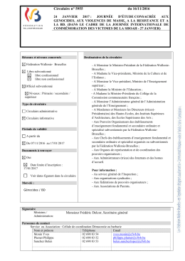 Circulaire n° 5955 du 16/11/2016 - Le portail de l`Enseignement en