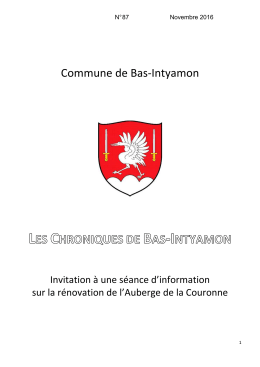 Bulletin no 87 - novembre 2016 - Bas