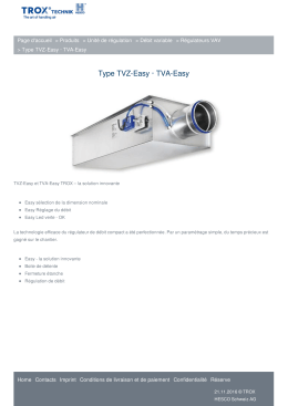 Type TVZ-Easy · TVA-Easy