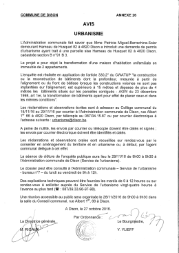 Avis d`urbanisme - Hameau de Husquet 82 &agrave; 4820 Dison