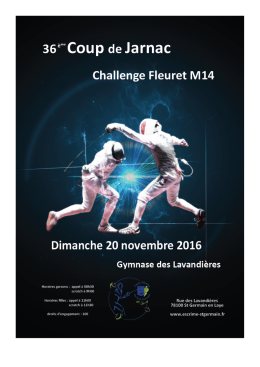 Coup de Jarnac, Challenge M14 Dimanche 20