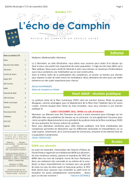 L`&eacute;cho de Camphin - Camphin-en