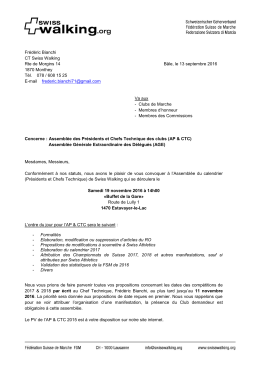 PDF ici - Swisswalking.org