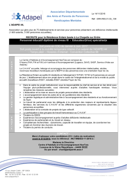 Association D&eacute;partementale des Amis et Parents de Personnes