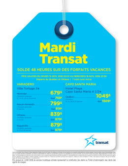 Mardi Transat - Jaimonvoyage.com