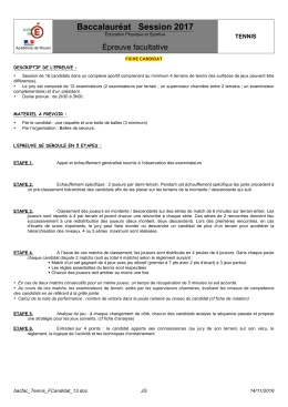 Baccalaur&eacute;at Session 2017 - EPS