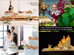 menu traiteur de saison