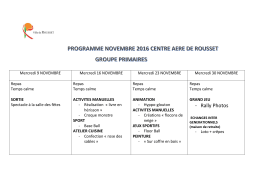 Programme primaire