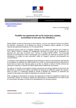 Fluidifier les paiements afin qu`ils soient plus rapides, accessibles et