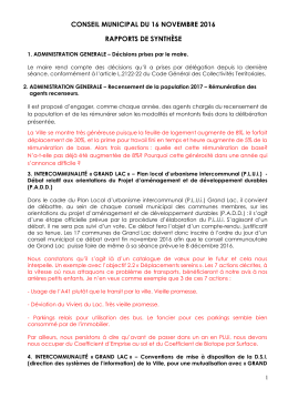 conseil-municipal 16 novembre 2016 - Section d`Aix-les