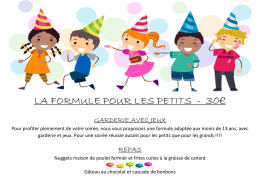 Formule enfants