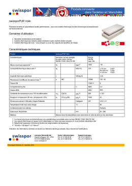 swisspor - saving energy | swissporPUR Voile