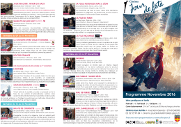 programme recto - Ville de Gisors