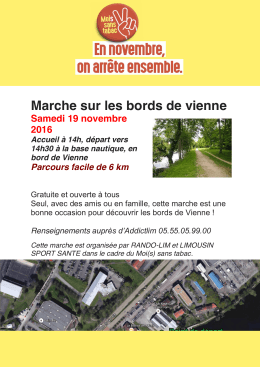 Marche sur les bords de vienne