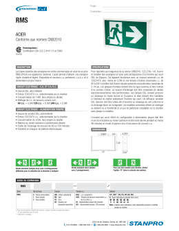 RMS Page de catalogue