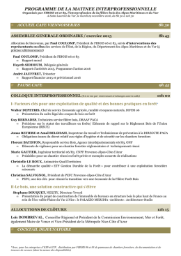 Télécharger le programme et le plan d`accès