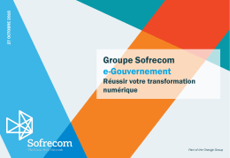 Présentation Sofrecom