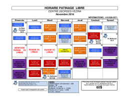 Horaire du patinage libre - novembre 2016 (35