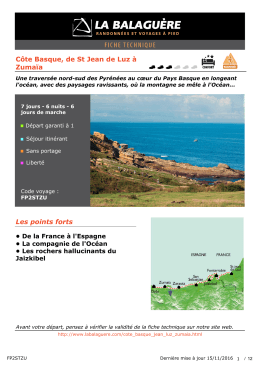 C&ocirc;te Basque, de St Jean de Luz &agrave; Zuma&iuml;a Les
