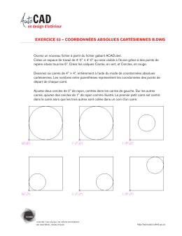 CV 1 - AutoCAD en design d`intérieur