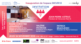 invitation - Universit&eacute; Paris 13